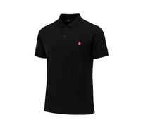 PORTOMENS Men’s Polo Shirt Lightweight 100% Pique Cotton Short Sleeve Activewear Plain Polo Top for Mens Adult, Sizes M to 3XL (UK, Alpha, M, Regular, Regular, Black)