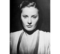 Portrait Actress Barbara Stanwyck 1938 Promo Photo Premium Wall Art Canvas Print 18X24 Inch