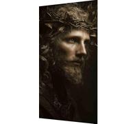 Portrait Diamond Art Man Diamond Painting Kits, 5D Crystal Art Kits for Adults Kids DIY Full Square Drill Gem Dots Embroidery Paintings Crafts Picture for Beginners, Home Wall Decor 40x80cm r2-10uk