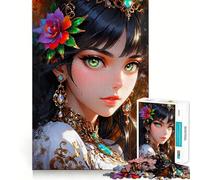 Portrait Divine Beauty Jigsaw Puzzles 1000 Piece for Adults Think Smart Toy Together Fun Accurate Cut Art Display (38x26cm)