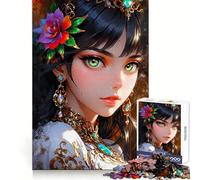 Portrait Divine Beauty Jigsaw Puzzles 1000 Piece for Adults Think Smart Toy Together Fun Accurate Cut Art Display (38x26cm)