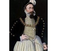 Portrait Dudley 1st Earl Leicester Painting Royal Historic Unframed Wall Art Print Poster Home Decor Premium