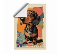 Portrait in Fragments Eclectic Unframed Wall Art Print A3 (42×29.7cm), Wall Decor for Living Room, Bedroom, Office & Home, Art Gift