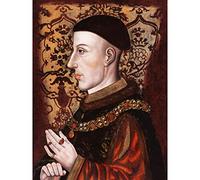 Portrait King Henry V England Painting Royal Historic Large Print Poster Wall Art Decor Picture