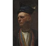 Portrait of a Farmer from Setesdal. Study for Fight in an old Farm House (1866) Poster Print by Olaf Isaachsen (24 x 36)