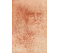 Portrait of a man in red chalk after a work by Leonardo da Vinci. It is believed that the picture may be a self-portrait. From a copy made by Italian photographer Carlo Naya 1816 - 1882. Ken Welsh