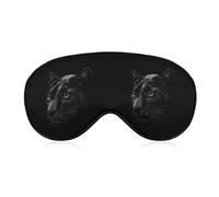 Portrait of A Panther Funny Sleep Eye Mask Soft Blindfold Eye Cover with Adjustable Strap Night Eyeshade for Men Women