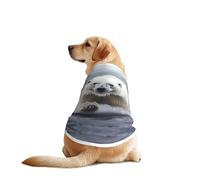 Portrait of a Polar Bear Dog Shirt Vest Dog Clothes- Breathable Cooling for Big Dogs, Sun Protection Comfort Wear for Golden Retriever, Husky, Alaska Outdoor Activities X-Large