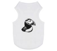 'Portrait Of A Puffin Bird' Pet Dog/Cat T-Shirt (PT00131100)