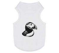 'Portrait Of A Puffin Bird' Pet Dog/Cat T-Shirt (PT00131103)