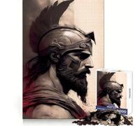 Portrait Of A Soldier 1000 Piece Jigsaw Puzzles for Adults Improve Memory Anxiety Relief Sharp Edge Wall Art Decor (38x26cm)