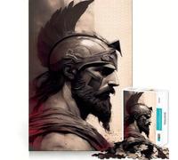 Portrait Of A Soldier 1000 Piece Jigsaw Puzzles for Adults Improve Memory Anxiety Relief Sharp Edge Wall Art Decor (38x26cm)