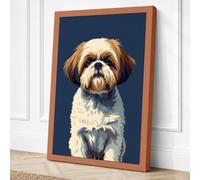 Portrait of a Spaniel Modern Canvas Wall Art Print 24x16 Inch (61 x 41 cm)