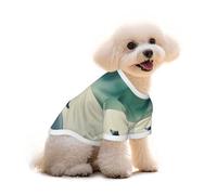 Portrait of a Wolf Dog T-Shirt Clothes Apparel Puppy Vest Pet and Elastic Tank Top Clothing, Dogs Cats Pullovers Cute Breathable Soft Small