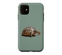 Portrait of a Young Wild Tortoise Isolated Case for iPhone 11