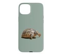 Portrait of a Young Wild Tortoise Isolated Case for iPhone 15 Plus