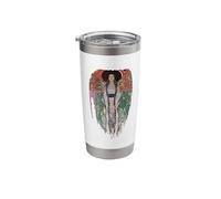 Portrait of Adele Bloch-Bauer II Grunge Gustav Klimt Stainless Steel Insulated Tumbler