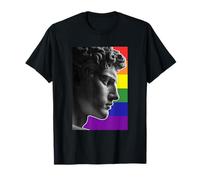 Portrait of Alexander The Great On Rainbow Pride Flag LGBTQ+ T-Shirt