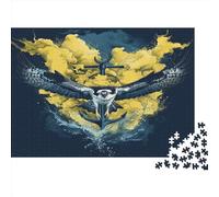 Portrait of An Osprey 1000 Piece Jigsaw Puzzles for Adults Festive Gifts Family Challenging Educational Challenge Home Decoration for Adults Gifts Ideas 1000pcs (75x50cm)