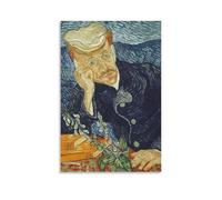 Portrait of Dr. Gachet by Vincent Van Gogh Wall Art Prints Poster Canvas Wall Art Prints Poster Photo Picture Painting Posters Room Decor 16x24inch(40x60cm)