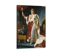 Portrait of Emperor Napoléon I Bonaparte François Pascal Simon Gérard Painter Poster Artworks Canvas Poster Wall Art Prints Home Modern Decor 12x18inch(30x45cm)