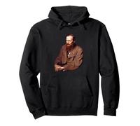 Portrait of Fyodor Dostoevsky by Vasily Perov Pullover Hoodie