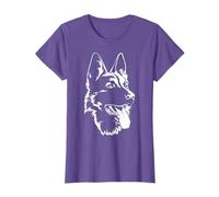 Portrait of German Shepherd for dog owners T-Shirt