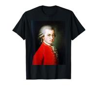 Portrait of Great Composer Wolfgang Mozart by Barbara Kraft T-Shirt