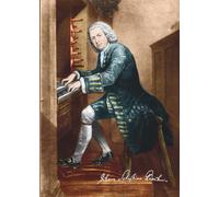 Portrait of Johann Sebastian Bach - NOTEBOOK A6 / Composers & Operas collection