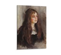 Portrait of Julie Manet-Pierre-Auguste Renoir Poster Posters Wall Art Painting Canvas Prints Decor Poster Artworks 12x18inch(30x45cm)