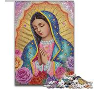 Portrait of Mary The Mother 1000 Pieces Jigsaw Puzzle for Adults& Teens, Pattern Assembly Fun at Home Activities, Birthday Present,Travel Gifts (26x38cm)