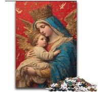 Portrait of Mary The Mother Adult Jigsaws 2000 Piece, Learning Educational Toys Family Games with Matching Poster And Trivia Sheet (70x100cm)