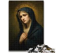Portrait of Mary The Mother Jigsaw Puzzles 1000 Pieces for Adults Teens,Challenging Game And Family Play for Is Ideal As A Gift for The Whole Family (38x26cm)