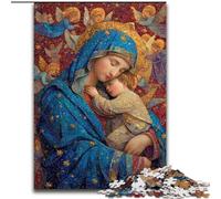 Portrait of Mary The Mother Jigsaw Puzzles for Adults Teenagers Jigsaws Puzzle, Suitable for Ages 14 And Up Family Fun It Is Ideal As A Gift for The Whole Family (26x38cm)