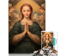 Portrait of Mary The Mother Puzzles for Adults 1000 Pieces,Challenging To Complete But Fun And Humorous Educational Game for Birthday 50x75cm