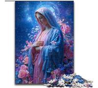 Portrait of Mary The Mother Puzzles for Adults 1000 Pieces, Family Game Stress Reliever Difficult Challenge Gifts for Friends And Family (50x75cm)