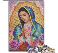 Portrait of Mary The Mother Puzzles for Teenagers 2000 Pieces, Stress Reliever Staycation Kill Time Parent-child Interaction (70x100cm)