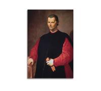 Portrait Of Niccolo Machiavelli Art Posters Are Suitable for Decorating Living Room, Bedroom, Study, Restaurant, Corridor, Children's Room, EtcUnframe-style 20x30inch(50x75cm)