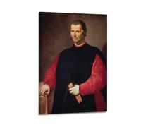 Portrait Of Niccolo Machiavelli Art Posters Are Suitable for Decorating Living Room, Bedroom, Study, Restaurant, Corridor, Children's Room, EtcFrame-style 20x30inch(50x75cm)