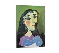 Portrait of Pablo Picasso Poster Picture Print Wall Art Poster Painting Canvas Posters Artworks Room Aesthetic 24x36inch(60x90cm)