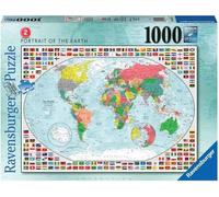 Ravensburger Portrait of The Earth 1000 Pieces Jigsaw Puzzles for Adults and Kids Age 12 Years Up