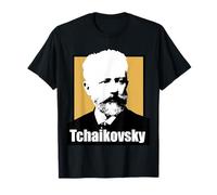 Portrait of The Great Composer Pyotr Tchaikovsky T-Shirt