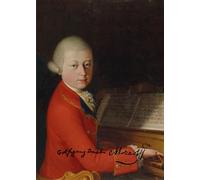 Portrait of Wolfgang Amadeus Mozart - NOTEBOOK A6 / Composers & Operas collection