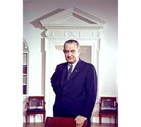 Portrait President Lyndon Johnson White House Photo Art Print Canvas Premium Wall Decor Poster Mural
