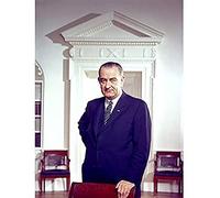Portrait President Lyndon Johnson White House Photo Unframed Wall Art Print Poster Home Decor Premium