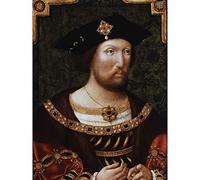 Portrait Young King Henry VIII England Painting Royal Historic Large Print Poster Wall Art Decor Picture
