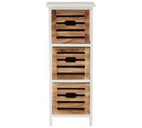 Portsmouth 3 Drawer Chest, Natural Wood, Delivered Fully Assembled Premier Housewares Natural One Size