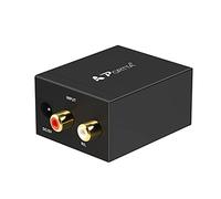 Portta Audio Converter Analog R/L RCA to Digital Coax/ Toslink Audio Converter Support 2 channel Stereo LPCM CH2.0 without Decode Function for PS3 XBox HD DVD PS4 Sky HD Plasma Blu-ray Home Cinema Systems AV Amps Apple TV