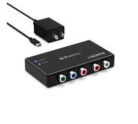 Portta PETRHP V1.3 Component RGB Plus R/L to HDMI Converter Support 1080i for DVD PS3 - Not for Windows 10