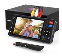 PORTTA VD20P VHS to Digital Converter with 5" HD Screen, Video Capture Recorder convert to MP4 compatible with VHS, VCR, DVR, DVD, Hi8, Mini DV, Camcorders, retro Consoles (Tape Player Not Included)